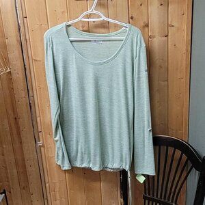 Vintage Columbia Sportswear Green Long Sleeve Shirt - Women's Blouse - Size M
